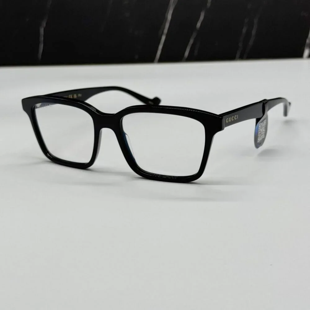 NEW GUCCI GG0964S 001 EYEGLASSES MEN BLACK SQUARE EYEWEAR